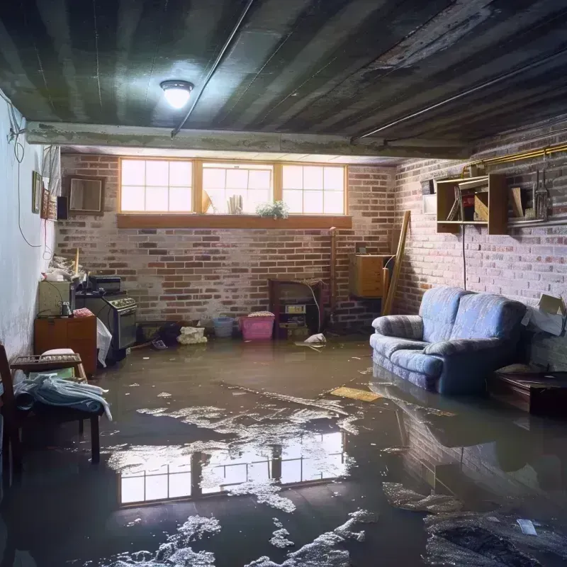 Flooded Basement Cleanup in North Attleborough Center, MA